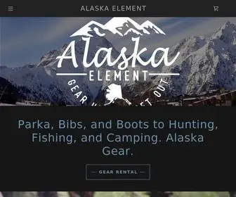 Alaskaelement.com(Hunting Fishing Camping and Outdoor Gear) Screenshot