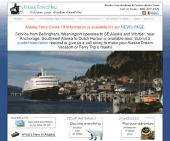 Alaskaferry.com(Planning your dream vacation to Alaska) Screenshot