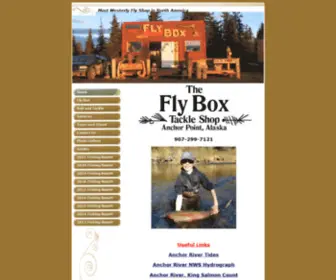 Alaskaflybox.com(The Fly Box Tackle Shop) Screenshot