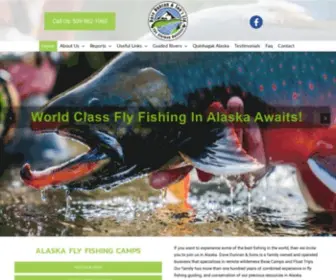 Alaskaflyfishingcamps.com(Alaska Fly Fishing Guide) Screenshot