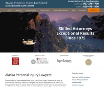 Alaskainjurylawgroup.com(Alaska Personal Injury Lawyer) Screenshot