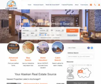 Alaskalandandhome.com(Anchorage Real Estate) Screenshot