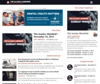 Alaskalandmine.com(The Alaska Landmine) Screenshot