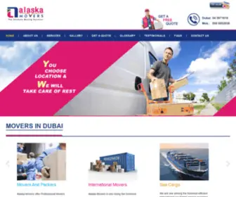 Alaskamoversuae.com(Alaska Movers Dubai) Screenshot