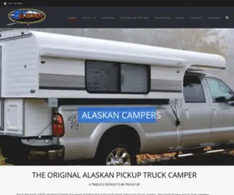 Alaskancamper.com(Alaskan Campers) Screenshot