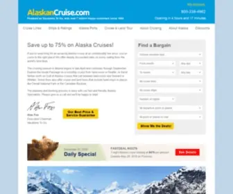 Alaskancruise.com(Alaska Cruises) Screenshot