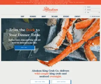 Alaskankingcrab.com(Free Shipping) Screenshot