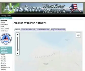 Alaskanweather.net(Alaskan Weather Network) Screenshot