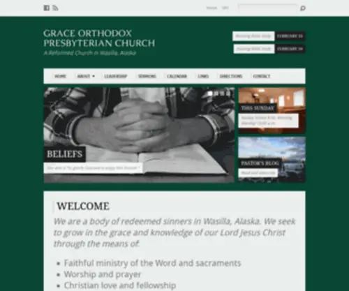 Alaskaopc.org(Grace OPC) Screenshot