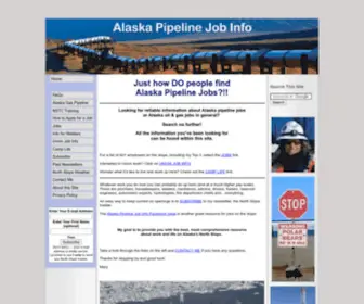 Alaskapipelinejobinfo.com(Information about Alaska Pipeline Jobs) Screenshot