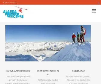 Alaskapowder.com(Alaska Powder Descents) Screenshot