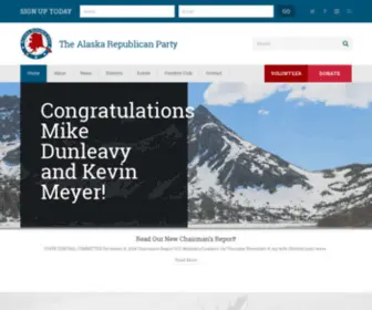 Alaskarepublicans.com(Alaska Republican Party) Screenshot