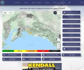 Alaskasnow.org(The AAIC site) Screenshot
