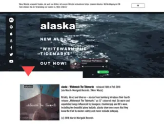 Alaskatheband.de(Indiepop music from Hamburg) Screenshot