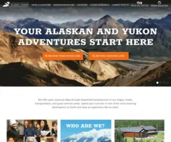 Alaskatourjobs.com(Find Alaska and Yukon Summer Jobs) Screenshot