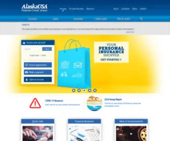 Alaskausa.biz(Alaska USA Federal Credit Union) Screenshot