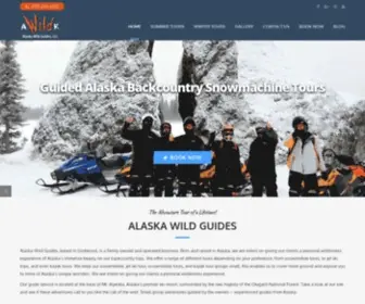 Alaskawildguides.com(Snowmobile and Jet Ski Tours Alaska) Screenshot