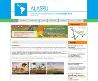 Alasru.org(Asociación Latinoamericana de Sociología Rural) Screenshot