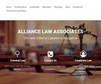 Alassociates.in(Best Lawyers in Bangalore) Screenshot