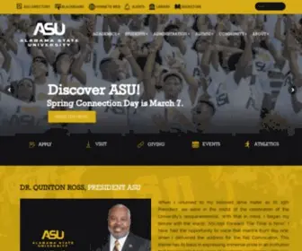 Alasu.edu(Alabama State University) Screenshot