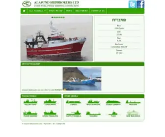 Alasund.is(Alasund Shipbrokers Ltd) Screenshot