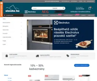 Alaszka.hu(Electrolux, AEG, Zanussi m) Screenshot