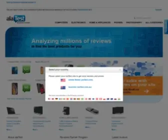 Alatest.com.au(Product Tests) Screenshot