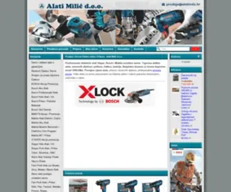 Alatimilic.hr(Prodaja i servis elektro alata i pribora) Screenshot