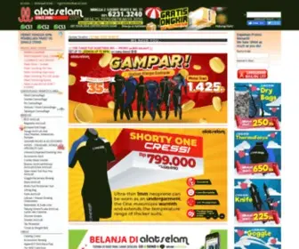 Alatselam.com(Major Leading Dive Equipment Supplier Since 2006) Screenshot