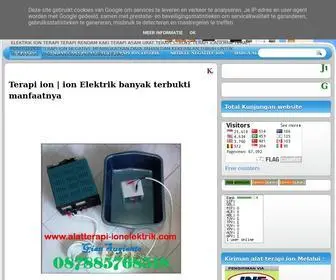 Alatterapi-Ionelektrik.com(Alat terapi ion elektrik ( detox ) terapi kesehatan rendam kaki) Screenshot