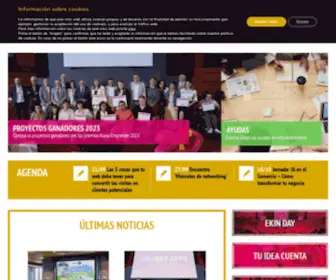 Alavaemprende.com(XI Álava Emprende Ekinean) Screenshot