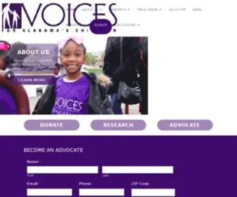 Alavoices.org(For Alabama's Children) Screenshot