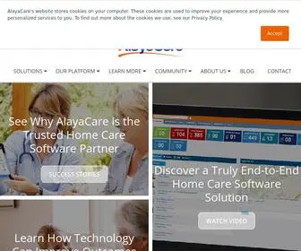 Alayacare.com(Transforming home) Screenshot