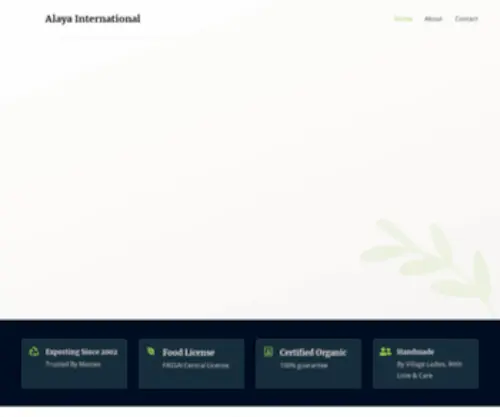 Alayainternational.com(ATC Canada) Screenshot