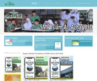 Alazhar-BSD.sch.id(Beranda) Screenshot