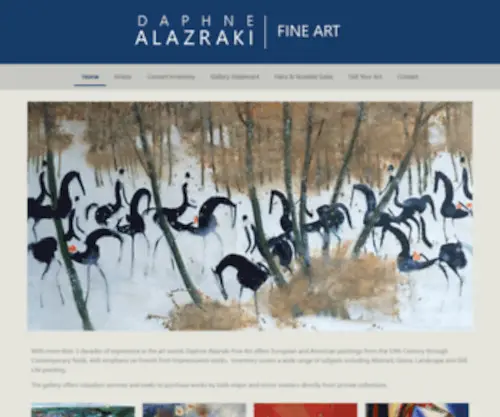 Alazraki.com(21st Century Paintings) Screenshot