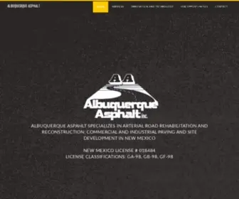 ALB-Asphalt.com(Albuquerque Asphalt) Screenshot