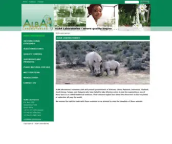 Alba-Atlantis.com(ALBA Laboratories) Screenshot