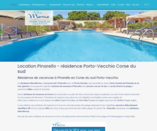 Alba-Marina.com(Résidence) Screenshot