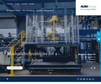 Alba.com(Working for a world without waste) Screenshot