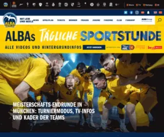 Albaberlin.de(Startseite ) Screenshot