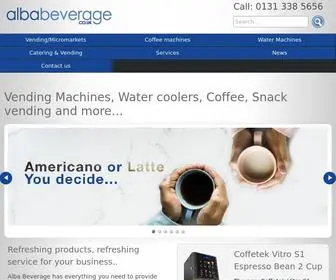 Albabeverage.co.uk(Alba Beverage Company) Screenshot