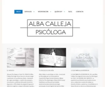 Albacallejapsicologa.com(PSICÓLOGA GIJÓN) Screenshot