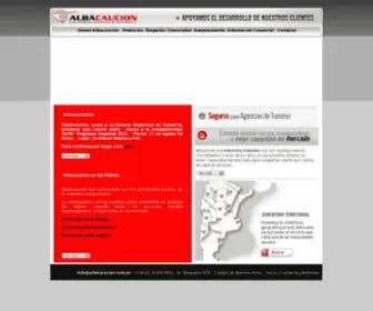 Albacaucion.com.ar(Alba Compañía Argentina de Seguros) Screenshot