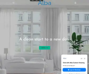 Albaccleaning.com(Alba Custom Cleaning) Screenshot