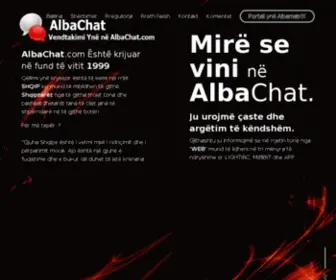 Albachat.com(Chat Shqip Vendtakimi Ynë në) Screenshot