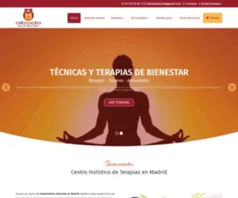 Albadanatural.es(Centro de terapias Naturales en Madrid) Screenshot