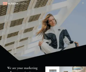 Albadanstudio.com(We are your marketing & comms department) Screenshot