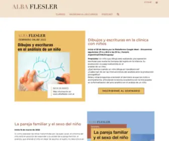 Albaflesler.com.ar(Alba Flesler) Screenshot