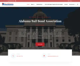 Albailbondsassociation.com(Alabama Bail Bond Association) Screenshot